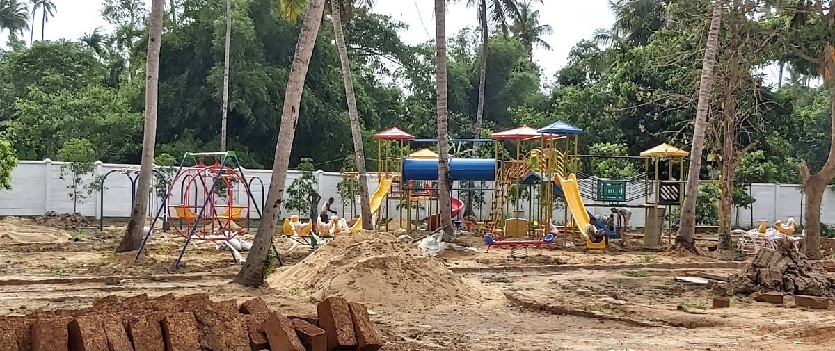 OBCC_Odisha's tweet photo. #SUANDO #RHPC #OBCC @OBCC_Odisha
Renovation and Development of Pandit Utkalamani Gopabandhu Das Birthplace Memorial & Museum Project at Suando in the District of Puri: Museum Building Front Elevation, Children Park work in Progress. https://t.co/NpRPtWINMp