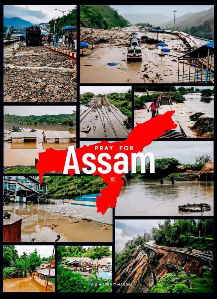 SayyidAzhars's tweet photo. #Assam: Pray for Assam

Horrible situation in some parts of Northern East India.

May Almighty protect them all...

#PrayForAssam https://t.co/wYo90nJXjw