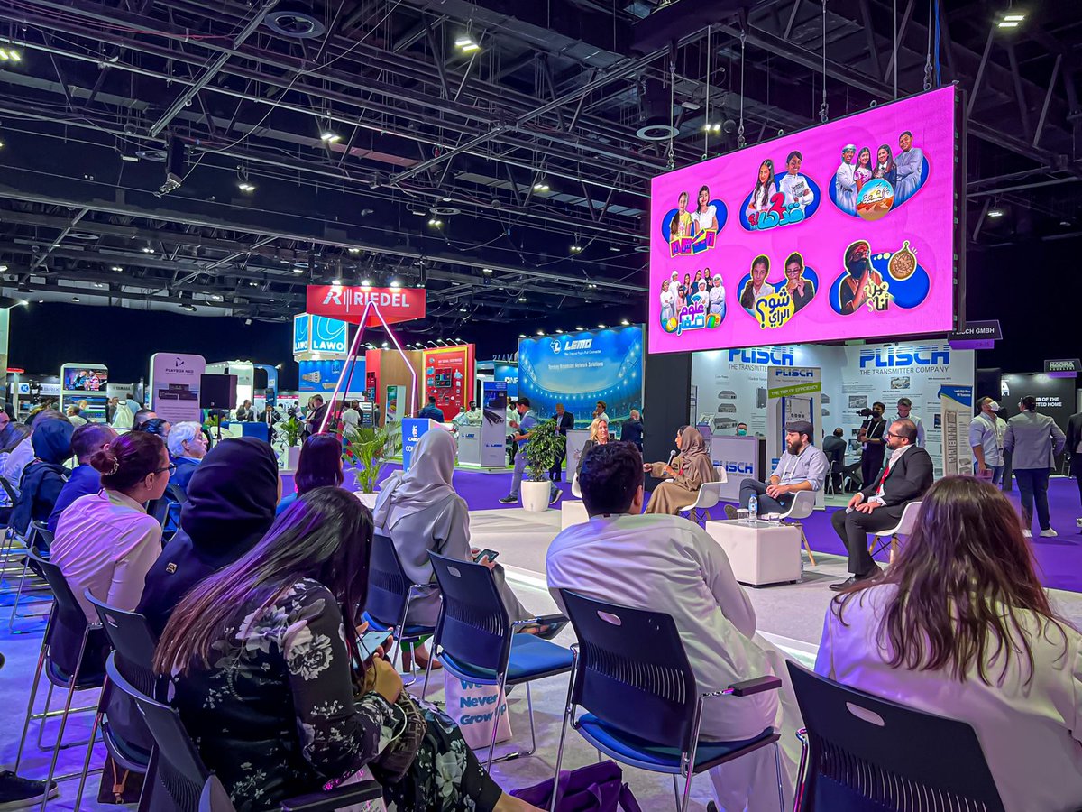 CABSATofficial's tweet photo. LIVE from #CABSAT's 2022 #ContentCongress ๐ค
take the stage for a spotlight panel on Creating Kidsโ Content Is the Secret Money-spinner?
From Podcasts, to real time animation production to girl groups & boy bands, why certain themes https://t.co/RRxKGG0rUN