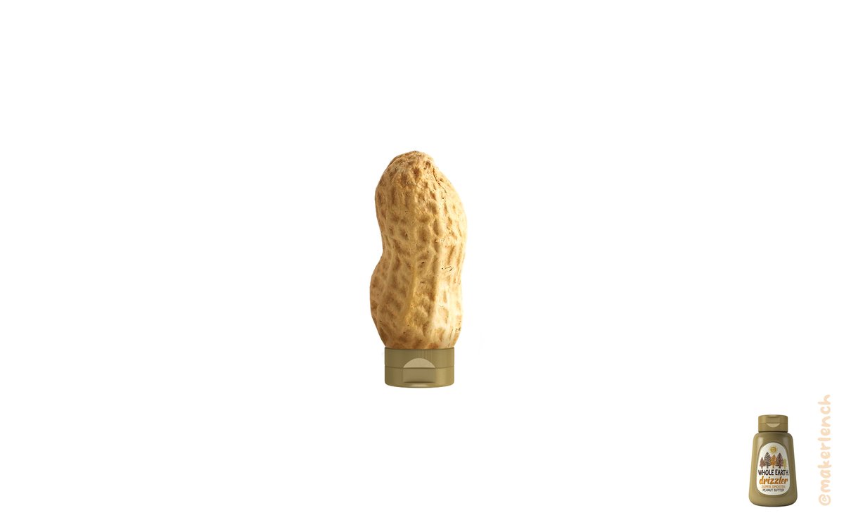makerlench's tweet photo. Todays 2nd @OneMinuteBriefs First in a very long time!  #Drizzler the first and only squeezy peanut butter by @wholeearthfoods https://t.co/XC7zs1bT9l