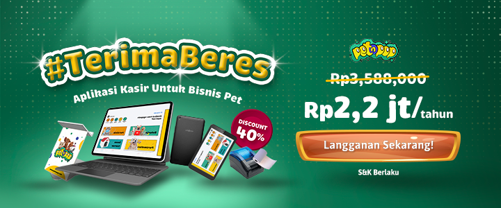petnpop's tweet photo. Jadikan Bisnis Pet #TerimaBeres dengan DISKON 40% PetnPop.

Dengan PetnPop, urus bisnis serba lancar dan lengkap. Banyak fitur, semakin banyak manfaatnya! Mulai dari Pet Shop, Pet Grooming, Pet Hotel, sampai Pet Clinic. 

Tunggu apa lagi? Ambil promonya di https://t.co/uZTDihCw85 https://t.co/MfHELEUmn7