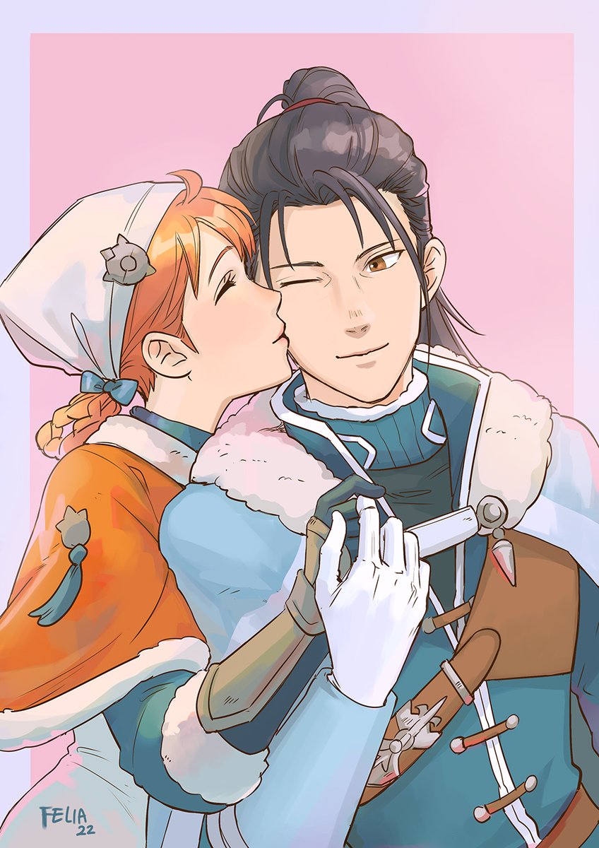 「"You're the coolest, Felix!"
🧡💙

FE3H 」|felia 🌷🌟のイラスト