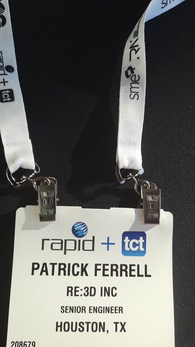 About to hang out with 10000+ of my #3Dprinting beasties. #RAPIDevent