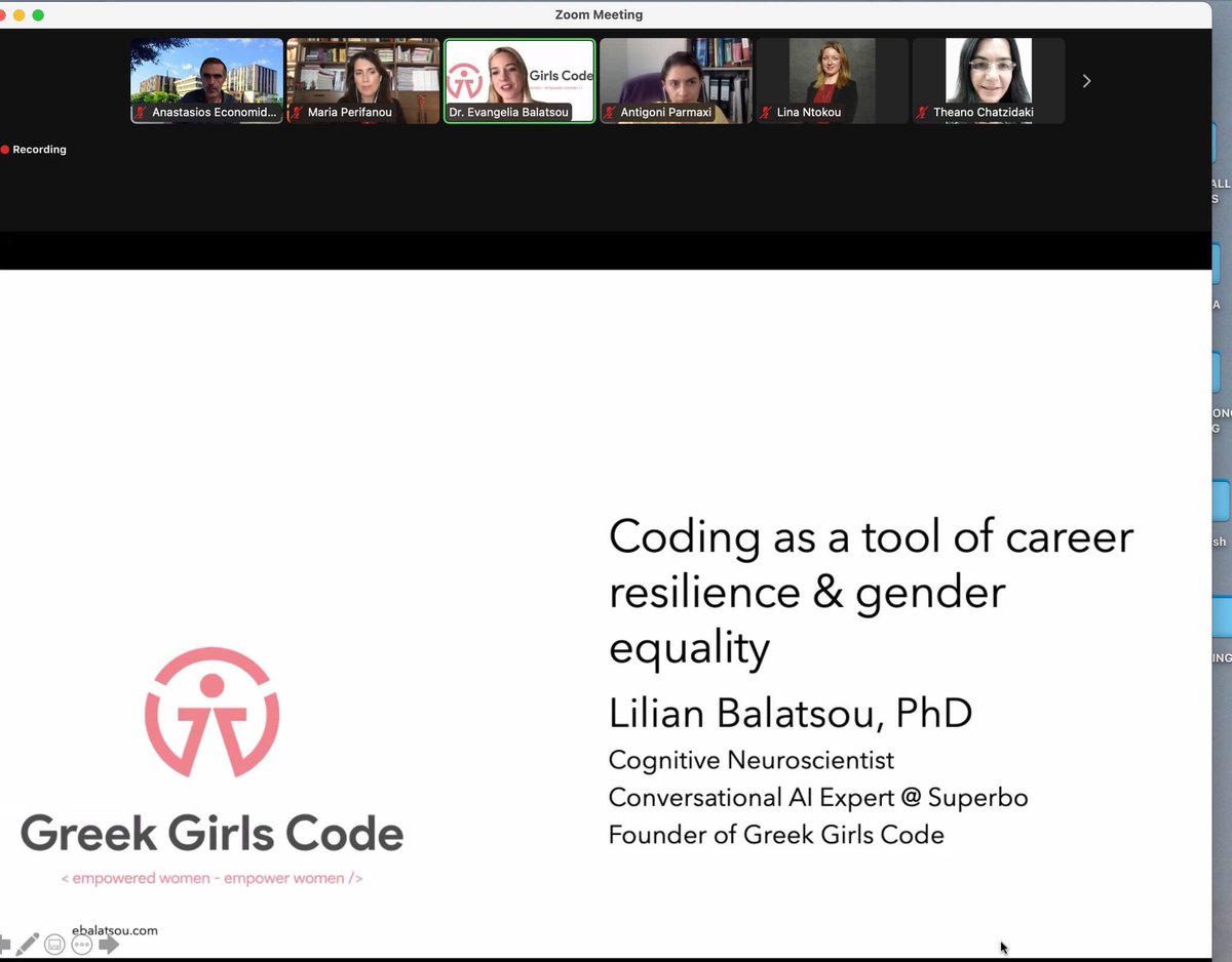 festemeuproject's tweet photo. Thank you @LinaNtokou and @BalatsouLilian for your great speeches about #WomenInSTEM #womenintech #GirlsWhoCode #festem #ErasmusPlus #erasmus #WomenEmpowerment https://t.co/MBotFnHmkF