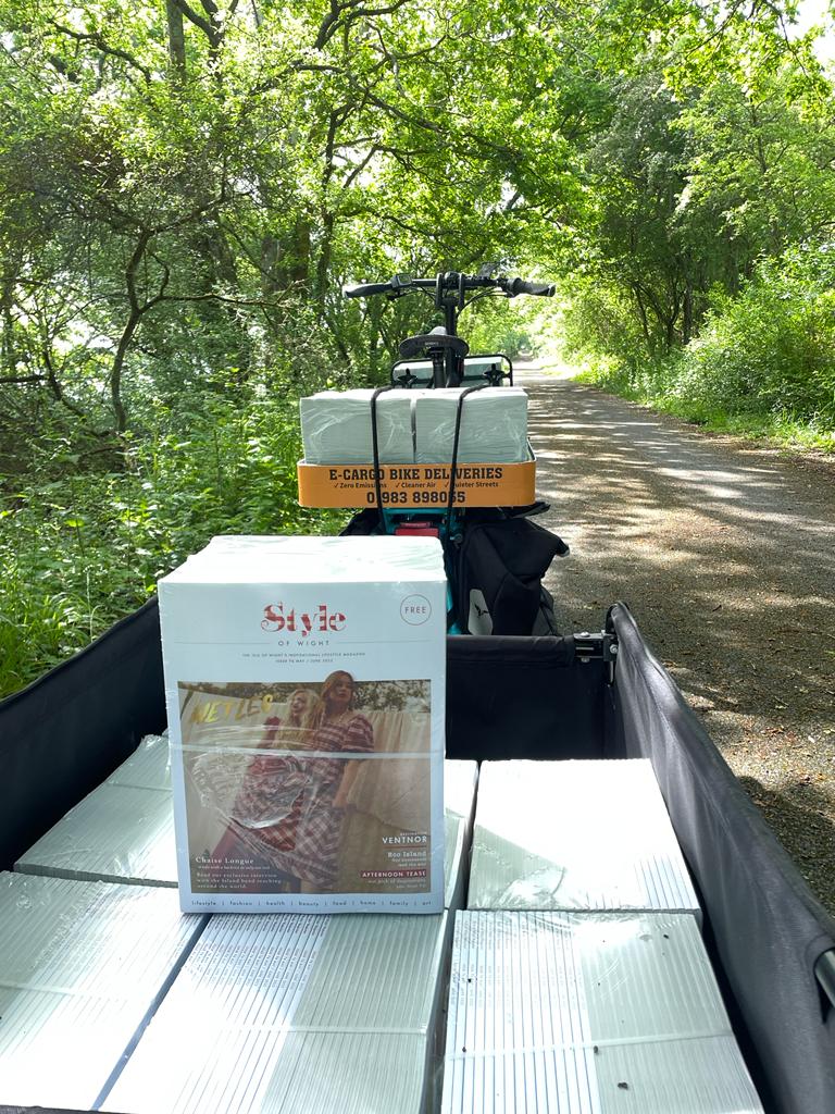 peoplepowerediw's tweet photo. Distribution can be :

Clean 🌍 

Quiet 🤫 

Good for your physical &amp; mental well-being 🧘‍♀️ 

That’s distribution, People Powered STYLE

Pick up the May edition of @styleofwightmag from your local vendor 🙂 https://t.co/dxghHzWR3l