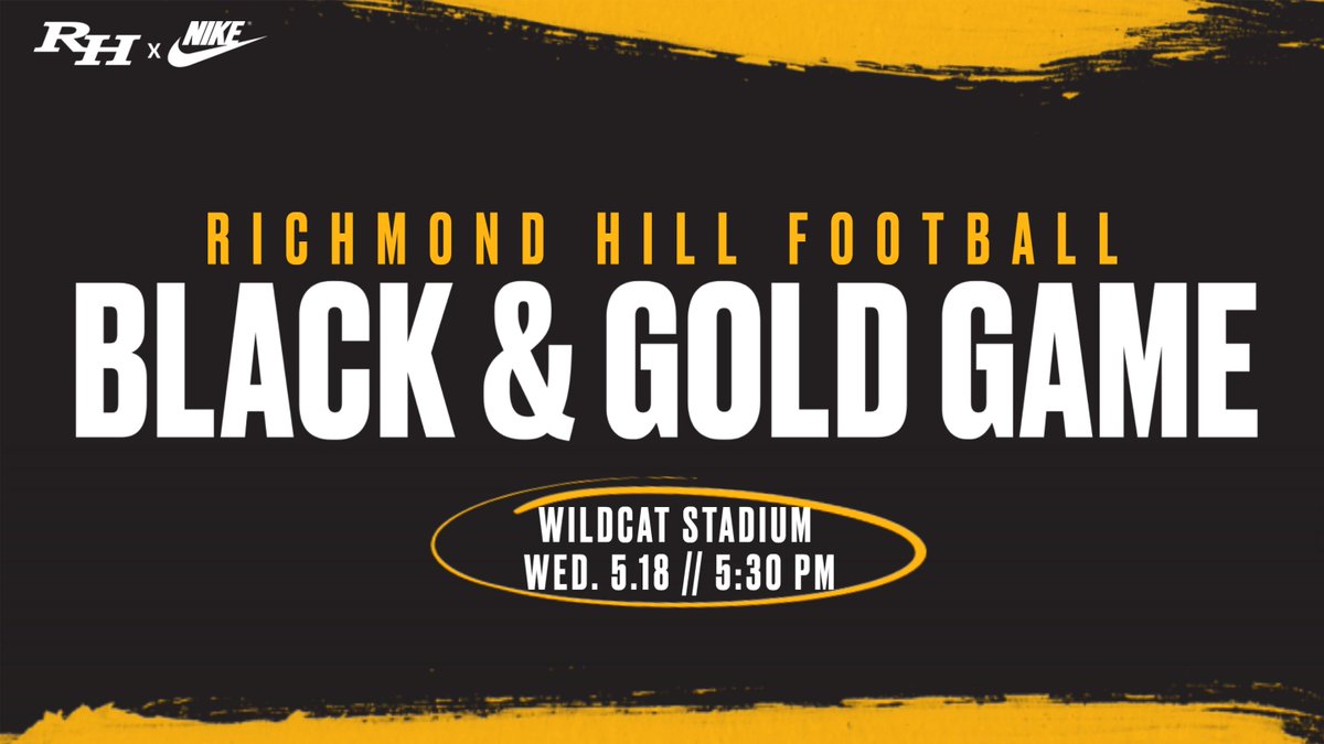 𝘽𝙇𝘼𝘾𝙆 &amp; 𝙂𝙊𝙇𝘿 𝙂𝘼𝙈𝙀
🕠TOMORROW / 5:30 PM
📍Wildcat Stadium
🎟️GoFan (gofan.co/app/events/616…)

Come out and watch the 2022 Cats take the field!!

#EarnIt | #BTH
