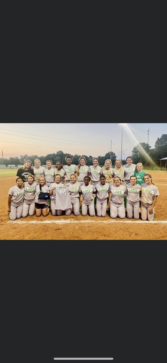 South State Champs! Now to finish it! 💚💪🏼🥎