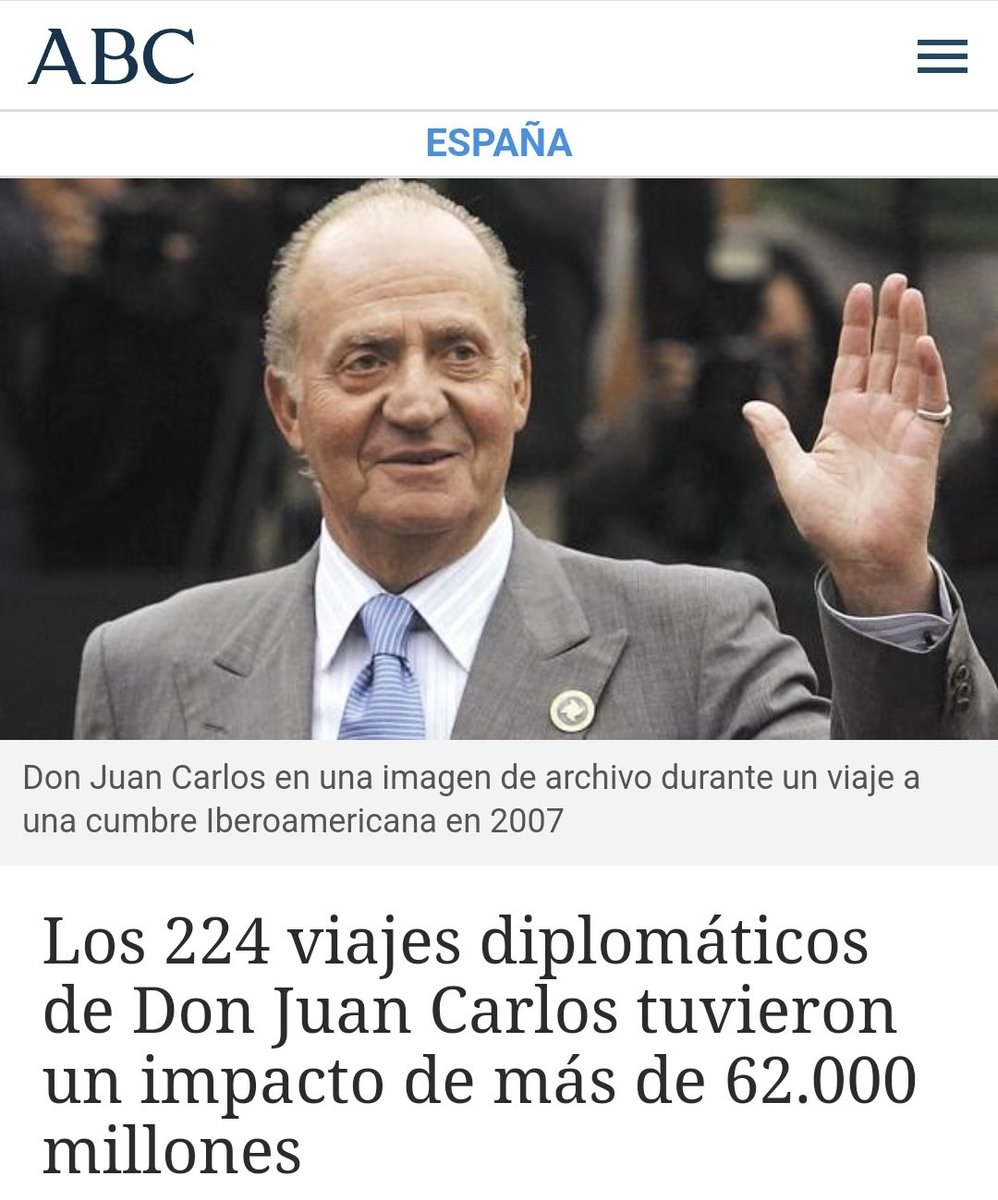 gerardotc's tweet photo. Os traduzco del abecés al español: poco ha robado para lo que se merece. ¡Gracias, Majestad! https://t.co/HBRlZoj9zn