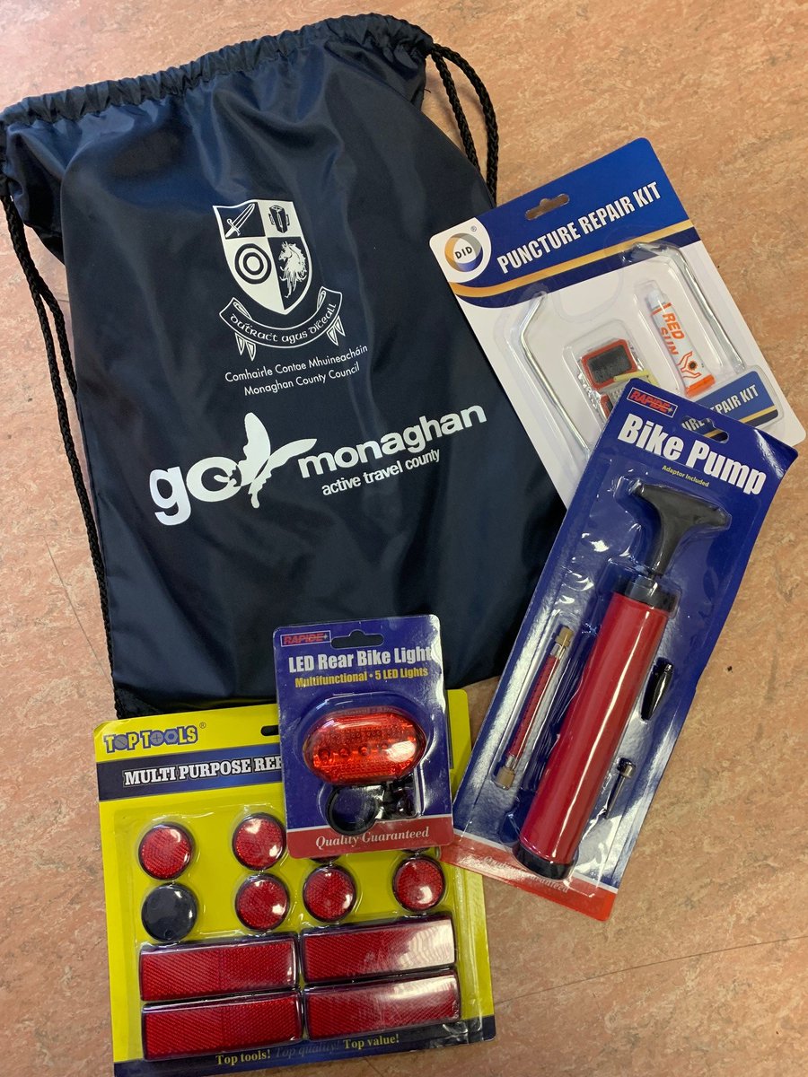 MonaghanCoCo's tweet photo. Did you know that you can visit any branch library during #BikeWeek and collect your bike week accessory pack!
See below what's inside: All the essentials for cycling around #Monaghan π²π€β¨
(Subject to availability)
#ClickIntoGear @MonaghanCounty @TFIupdates
@monaghan_sports https://t.co/WoXVPMaJCC