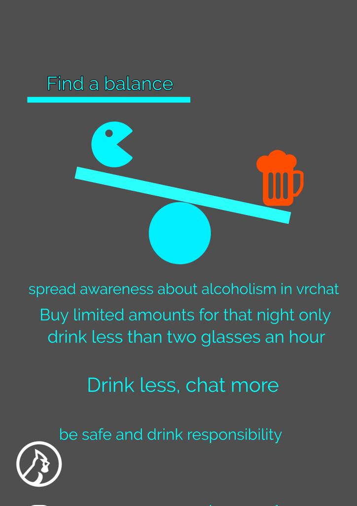 CozmoVR's tweet photo. #VRChat_world #VRChat #vrclewd #vrchatfurry #VRC 
I'm calling all world creators and club owners and the vrc community to spread this poster via putting it in your clubs, world's, even avatars to spread awareness about the importance of drinking responsibly
 ♡ https://t.co/lhkCwEIx0s