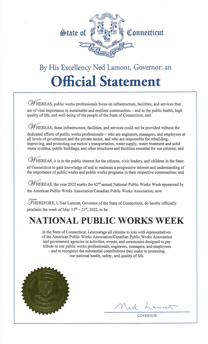 APWAScott's tweet photo. Congratulations and happy #NPWW to Connecticut #APWATweets https://t.co/yozuAVpiUN
