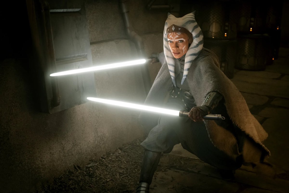 AHSOKA will premiere on Disney+ in 2023

(Source: <a href="/VanityFair/">VANITY FAIR</a>)