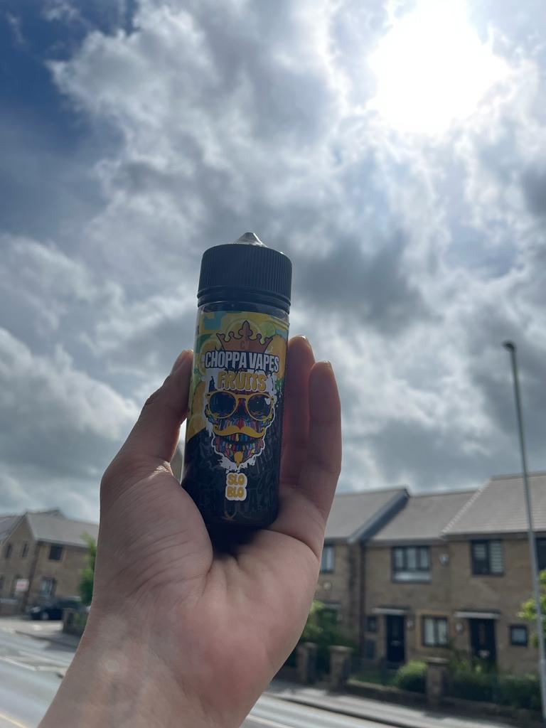 TheChoppaC's tweet photo. The king of flavour choppa vapes SLO BLO
 #CHOPPAVAPES #VAPEREXPO 
#choppajuice #flavours https://t.co/DSbXJmxTc8