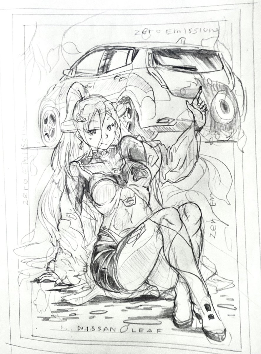 skebラフその3
この通り描けるかどうか 