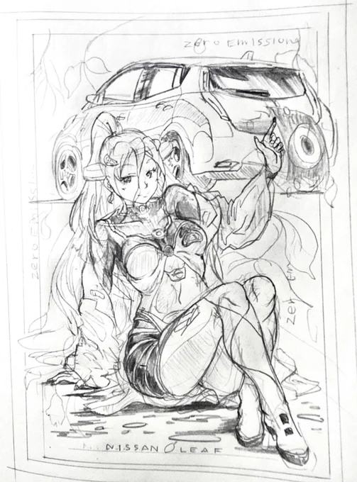 skebラフその3
この通り描けるかどうか 