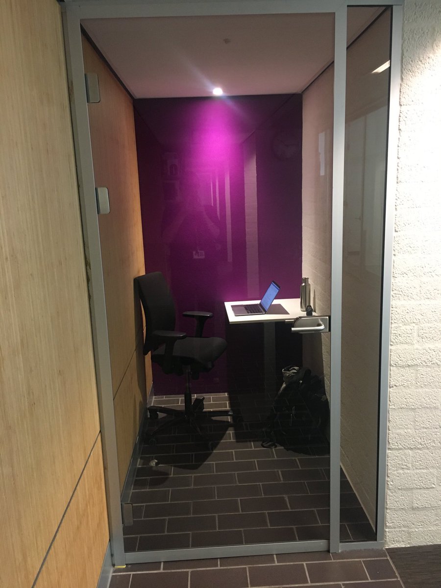 ManonParry1's tweet photo. This is officially the worst office space I have ever had to work in. No plug socket and the light goes off very 10 minutes so I have to stand up to wave at the motion sensor. A thousand curses on flexwork spaces… https://t.co/8CCUyzGlzT