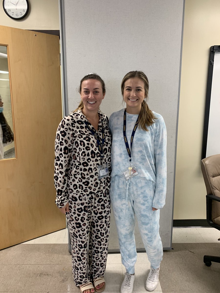 ELCatall's tweet photo. Pj day is the best day! @AMMSLions @_Erika_Smith #spiritweek #almostsummer #amms https://t.co/vY7eM2fbQe