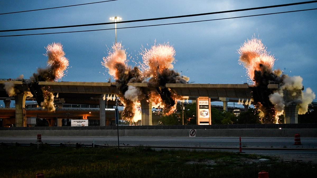 Remember last May when <a href="/TxDOTAustin/">TxDOT Austin</a> imploded this flyover from NB I-35 to NB US 183, closing it for months, to extend it?  

The flyover is going to close again for up to a week in June as crews make adjustments to "smooth the ride" on the flyover, a spokesperson tells <a href="/KVUE/">KVUE News</a>.