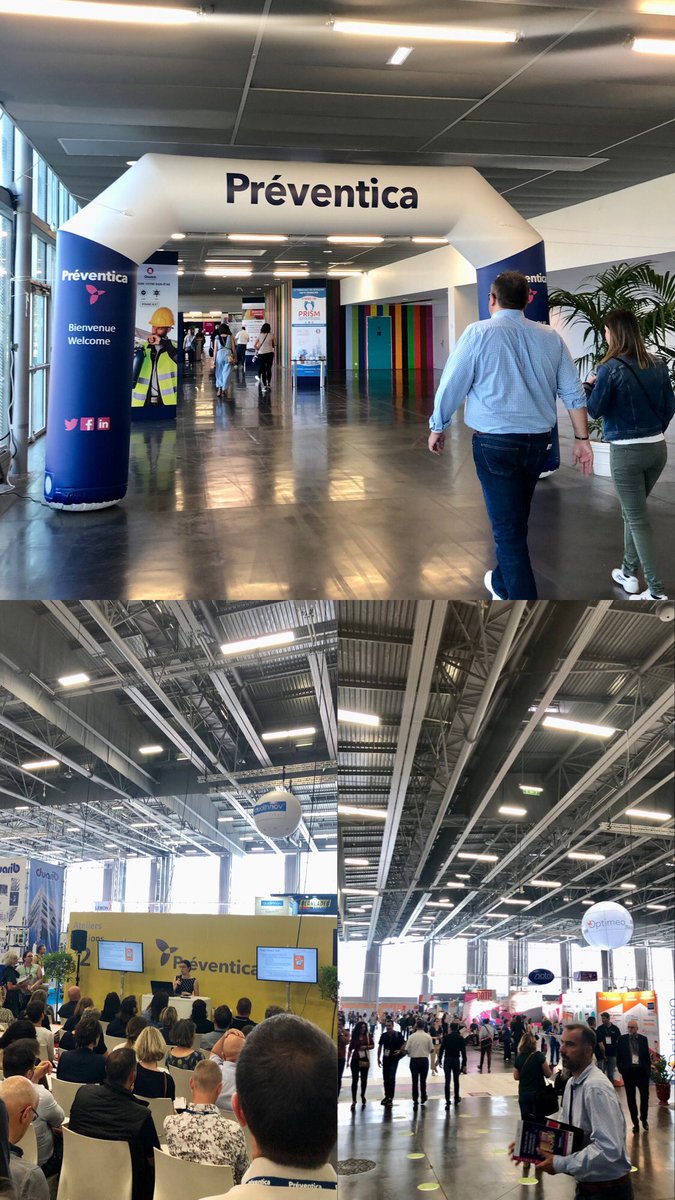 👏 Découverte de solutions innovantes pour maintenir la #santé et la #sécurité au #travail au salon <a href="/Preventica/">Préventica</a> (17 au 19 mai à Nantes) 

Une place croissante du numérique qui s’intègre et complète les systèmes de #prévention traditionnels (#Plateformes de #QVT, #VR…)