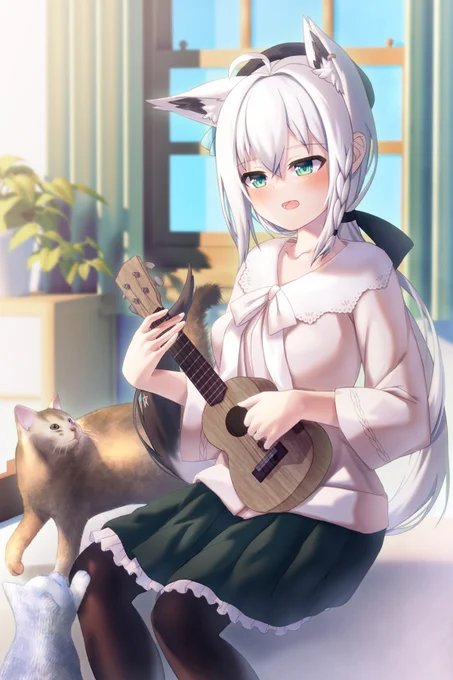 ウクレレを聞きたい!!
 #絵フブキ 