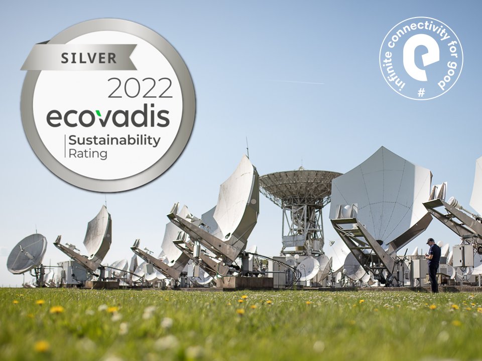 Happy to announce that @Eutelsat_SA has been awarded the Silver level on its second @ecovadis  #sustainability performance rating, ranking us among the top 25% of companies assessed in our industry✨

#InfiniteConnectivity4Good #CSR #ESG https://t.co/Kb0u4CiIN5