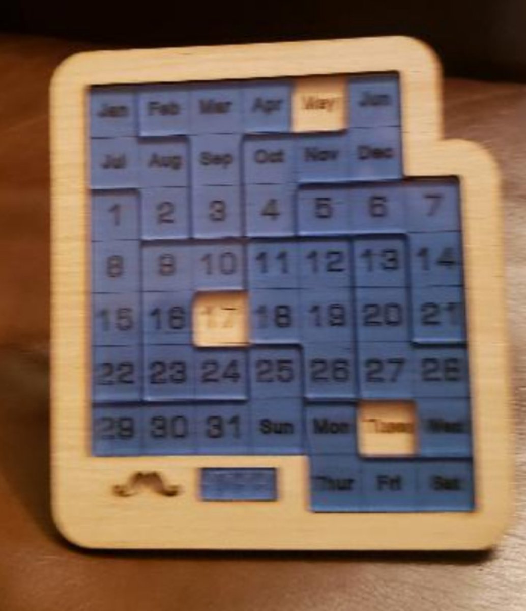 LRaesteel's tweet photo. #CalendarPuzzleSolution Tuesday, May 17th 2022 https://t.co/FRXzb81yPP