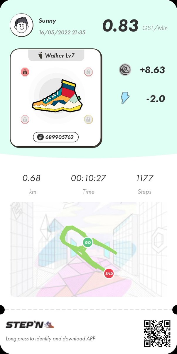 cryptowithsunny's tweet photo. Keep Running Everyone!!😉😉

1.Follow
https://t.co/ahHeUIbsjv 
3.Retweet, 
For a chance to win a StepN activation code! 

#STEPNcode #STEPN https://t.co/4wDjaIOqpz