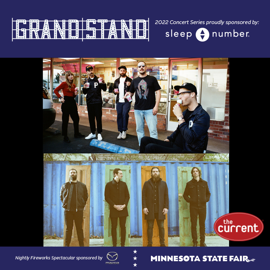 mnstatefair's tweet photo. GRANDSTAND NEWS! 🎵 @portugaltheman and @ManchesterOrch with special guest @BadBadHats: The Current's Music On-A-Stick 2022 is coming to the #mnstatefair Grandstand on August 27, 2022! Tickets are on sale Friday, May 20 at 11 a.m.

Learn more: https://t.co/MJnXoHyUqG https://t.co/zuBUMaAI1Z