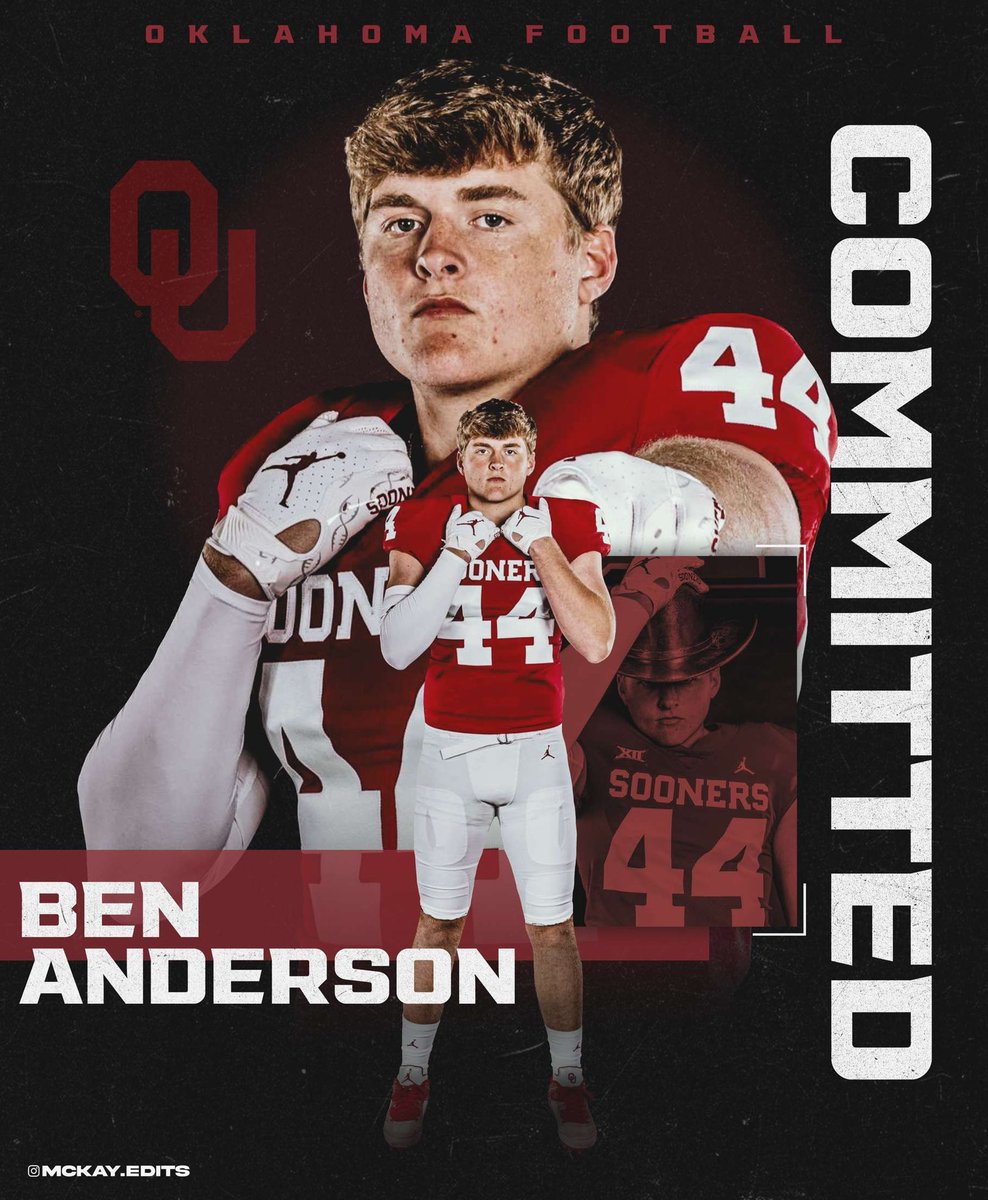 62BenAnderson's tweet image. Thank You Lord‼️ (Jeremiah 29:11) #BoomerSooner #OUDNA #ChampU @nunez_jay @CoachVenables @OU_Football @Casey_Casper @Coach_Radke @KohlsSnapping