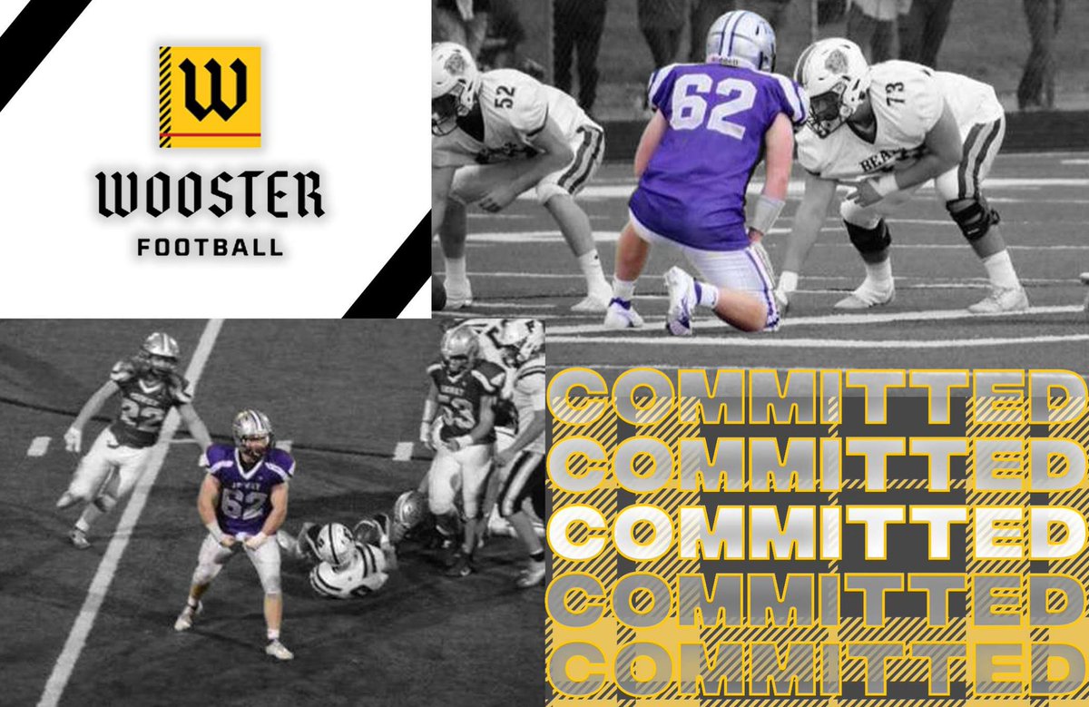 LoganBarker62's tweet photo. I am beyond thankful for my family, coaches, and teammates for all the support through my athletic career. With that being said I am beyond blessed to announce I will be continuing my academic and athletic career @WoosterSports.🟡🏈⚫️ https://t.co/OhfXUtMmim