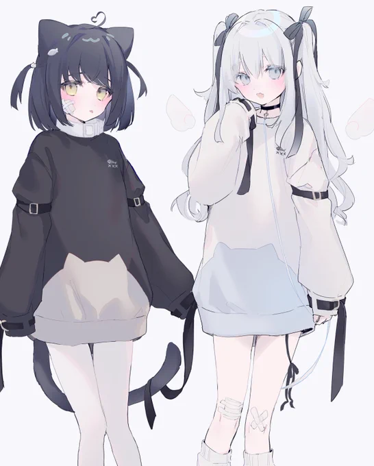 - ̗̀🐈‍⬛🤍 ̖́- 