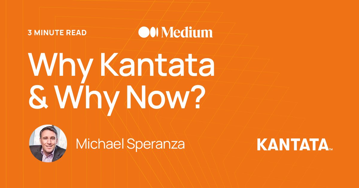 GoKantata's tweet image. Michael Speranza, CEO of Kantata, is featured in this @Medium article to discuss the future of Kantata and the impact the company will have on the professional services industry moving forward #GoKantata - hubs.li/Q01bpQ2j0