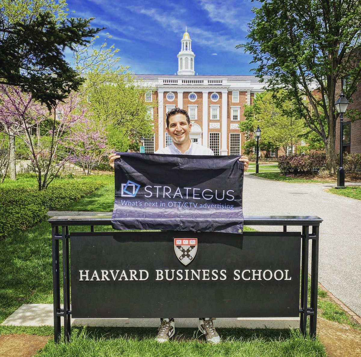 The <a href="/Strateg_us/">Strategus</a> team would like to congratulate its marketing director, Steven Cohen, for attending Harvard Business School this week and finalizing his master's in Business Administration (MBA)! #TuesdayMotivation