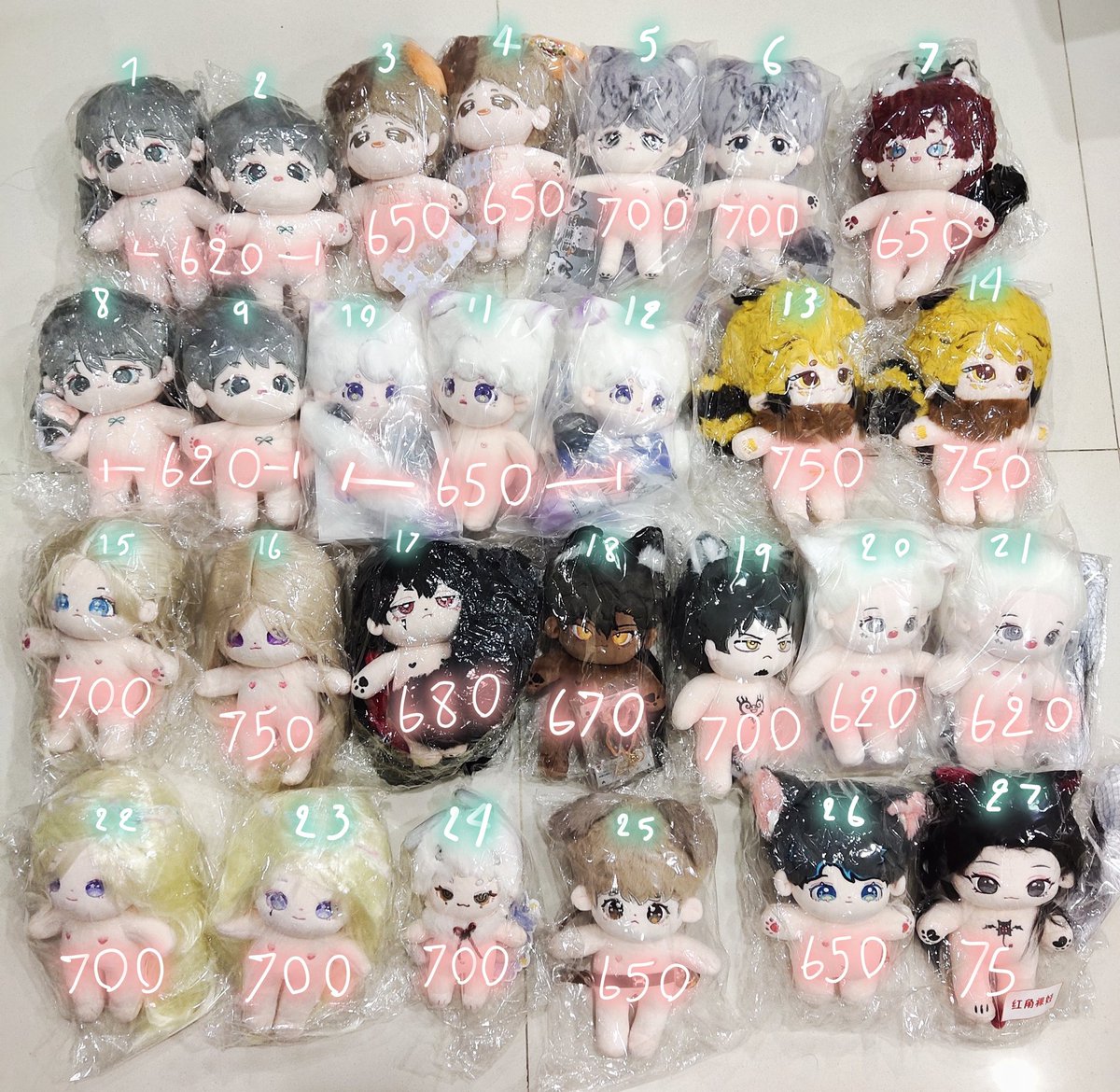 nikohousee's tweet photo. 🌈ตุ๊กตาพร้อมส่ง
🌥️ราคาตามภาพเลยค่า
🌥️ค่าส่ง 40/60 (ลูกค้าเก่าส่งฟรี ซื้อ2ตัวส่งฟรี)
🌥️2ภาพแรกเป็นแฟนซี ภาพที่3เป็นตุ๊กตาบังทัน
🔥🔥 สนใจตัวไหนให้แจ้งเบอร์ที่ต้องการมาทางdm แอดจะตอบไล่จากล่างขึ้นบน🔥🔥
#ตุ๊กตาแฟนซี #ตุ๊กตา20cm
#Nikoprefancy #ตุ๊กตาบังทัน #ตุ๊กตาจองกุก https://t.co/vWs37o9C8q
