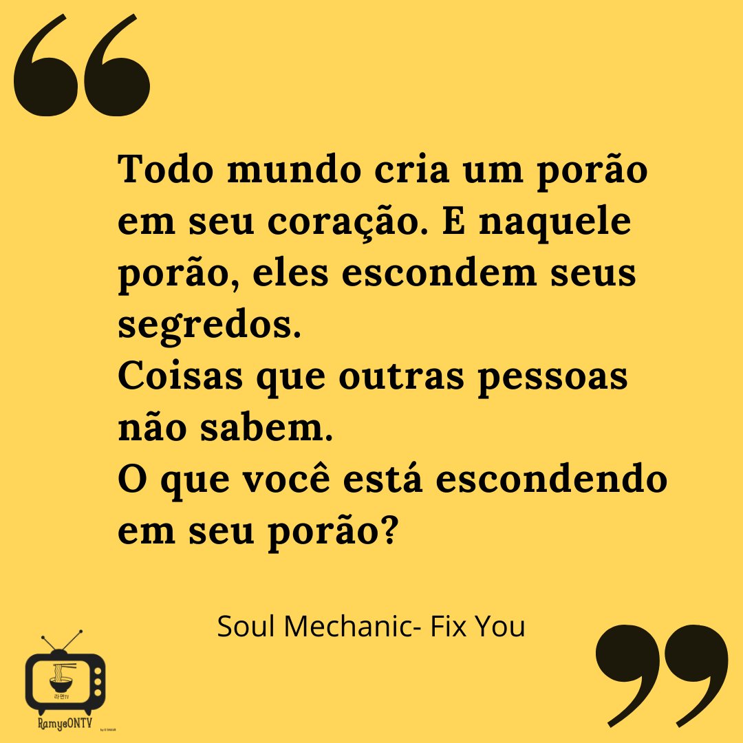 ramyeontv's tweet photo. -Soul Mechanic- Fix You

#doramasfrases #doramasquotes #kdramasquotes #kdramasfrases #soulmechanic #fixyoudorama #soumechanickdrama https://t.co/2Qk6D1w6P7