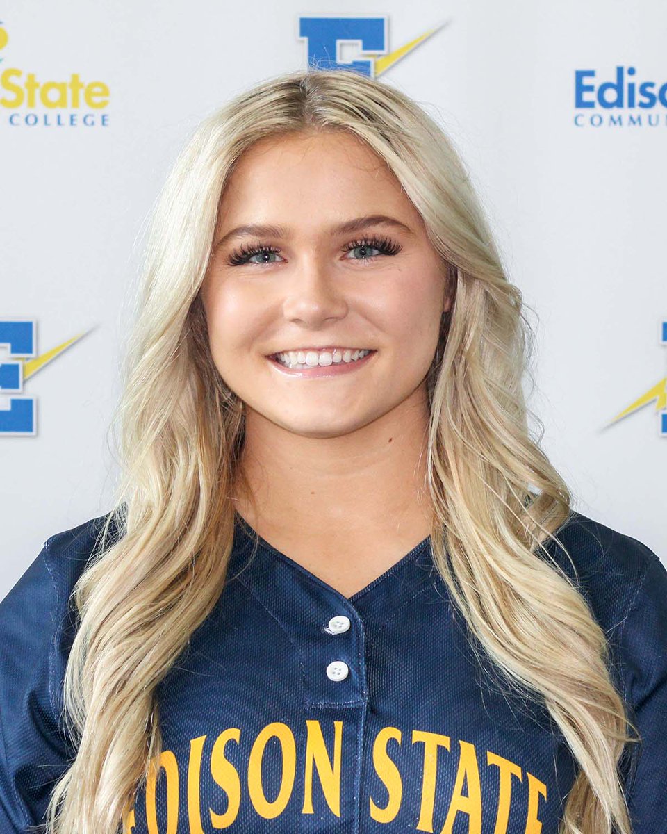 First Team All-OCCAC! Kayla Runyon - Edison State Softball ⚡🥎