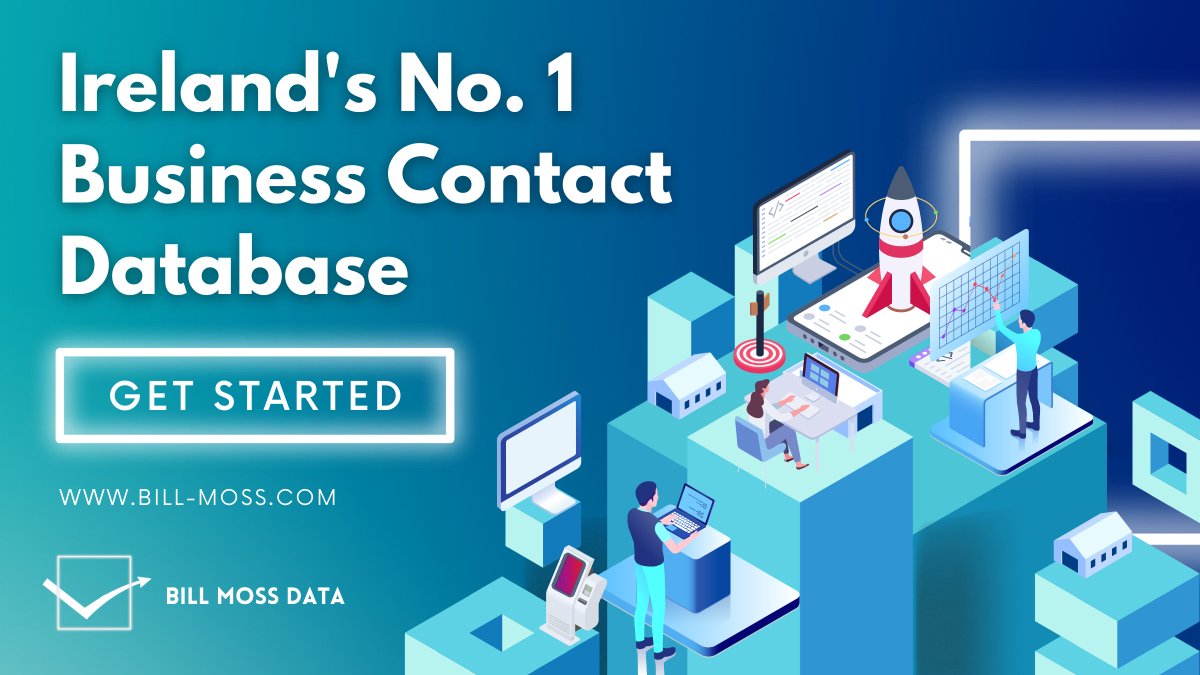 BillMossData's tweet image. Join over 1000 companies (and counting) in sales prospecting with #Ireland’s largest and most accurate 🎯 business database to take the first step towards becoming a leader in your industry 

#GoBillMossBlue #SalesMadeSimple