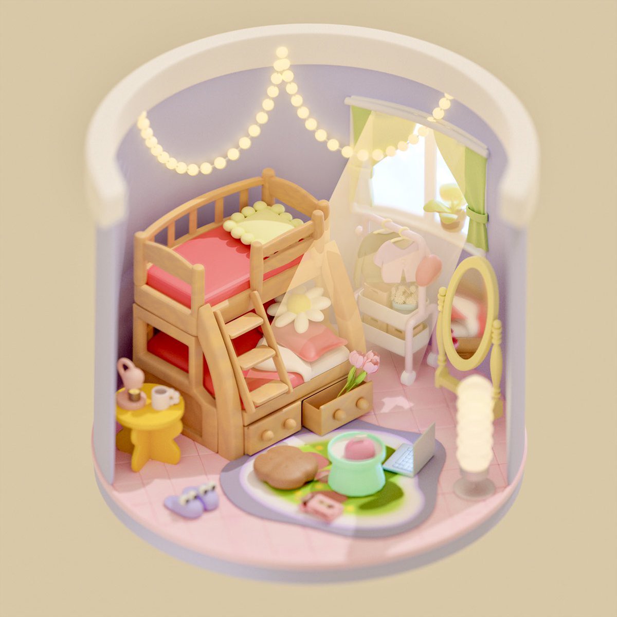 corabbitfamily's tweet photo. little room🌷🌷
#blender #b3d #littleroom #lowpoly #3dart https://t.co/I2i99OyAn0