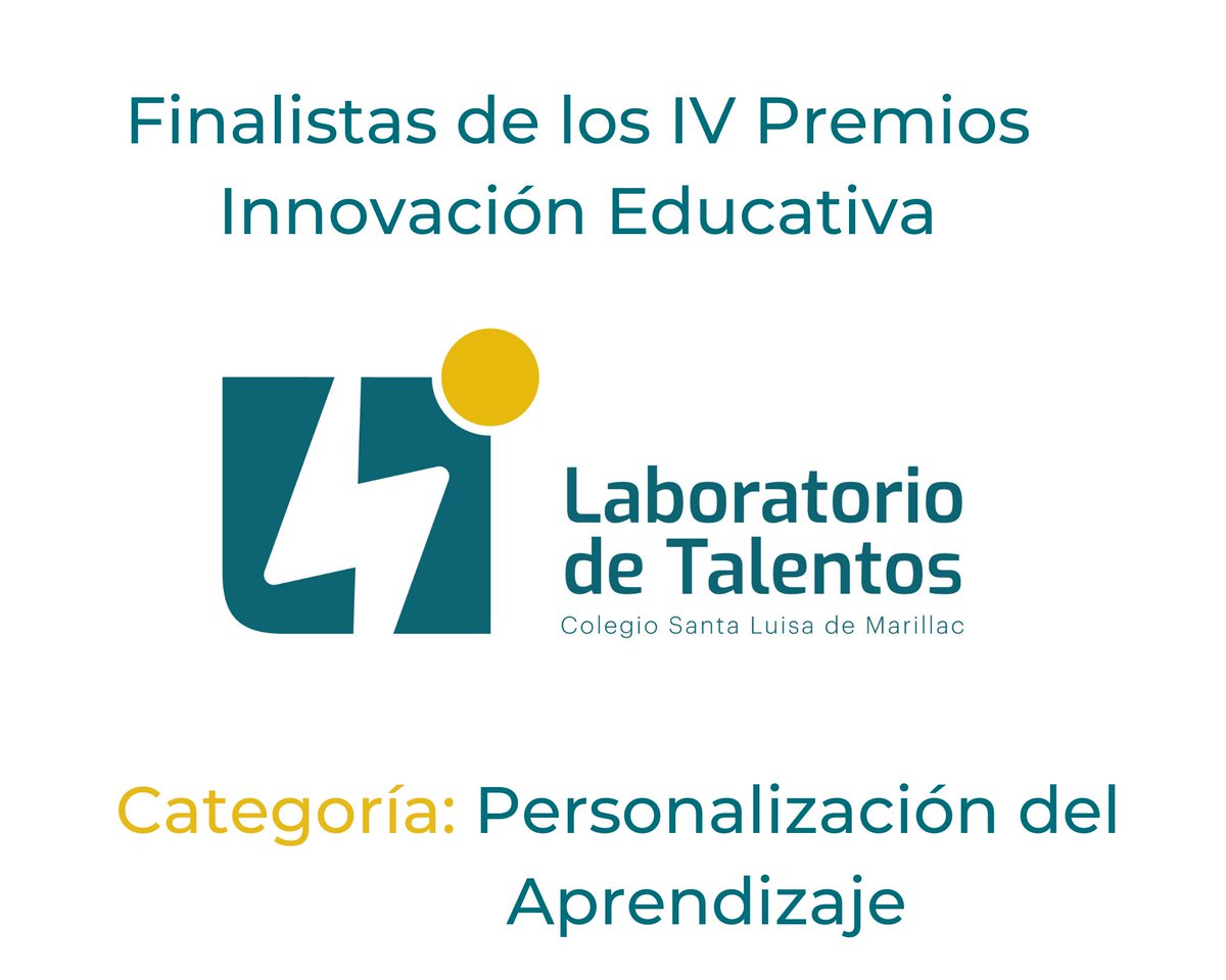 StaLuisaM's tweet photo. ¡¡Somos finalistas!!👏🏻👏🏻
📣Vota nuestro proyecto🧠Laboratorio de Talentos, sección de 🧭Personalización del aprendizaje de los @PremiosIE  📍https://t.co/mZgOkECs70  ¡Ayúdanos a ganar! 🏆🥇Puedes hacerlo hasta el 24 de mayo #Laboratoriodetalentos #claustrovirtual @EVHijasCaridadE https://t.co/pGw1qTa04d