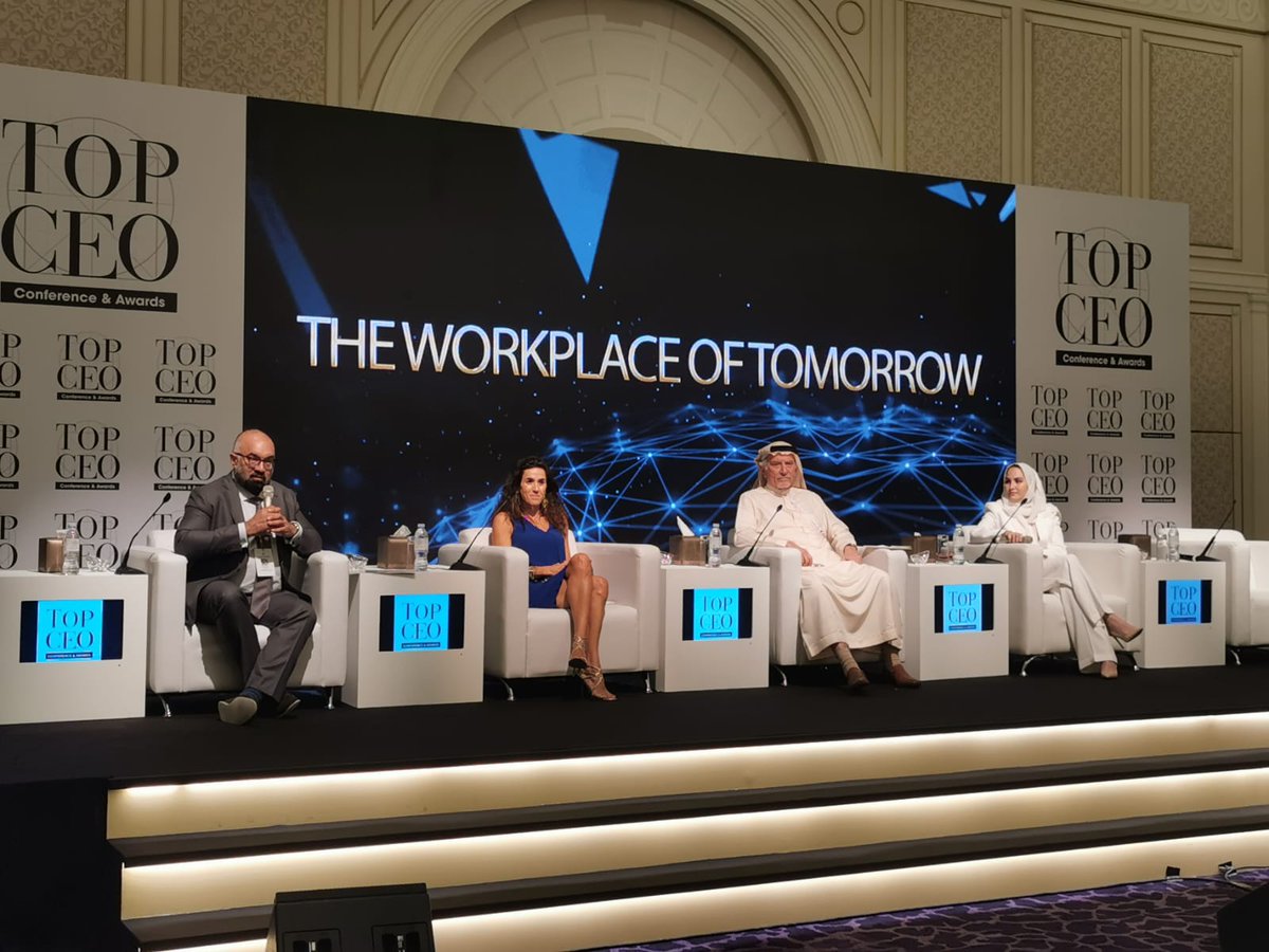 mena_trends's tweet photo. #topceo22live
The future of the #workplace has been completely transformed by technology. #Technology created new positions and jobs that did not exist previously or even today. It was revealed at 'The Workplace of Tomorrow' panel at #arabwomenforum22. #topceo22 @topceome https://t.co/thlUQO63ge