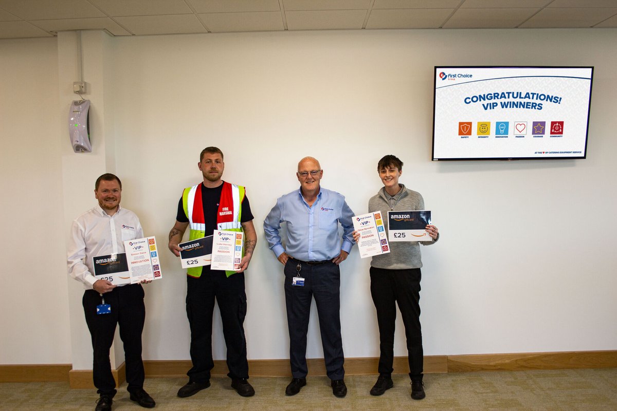 PartsTownUK's tweet photo. Congratulations to this months VIP Winners! All have gone above and beyond to demonstrate our company our Core Values, for Passion, Innovation and Courage!
A shout out to our External Sales Team, Chris &amp; Jack who won this month and joined us remotely!
#congratulations #VIPwinners https://t.co/6yTH1m2PDh
