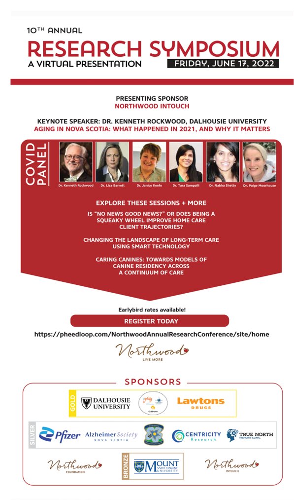 Mark your calendars! June 17th, 2022 is the 10th Annual Research Symposium <a href="/Northwood_NS/">Northwood</a>