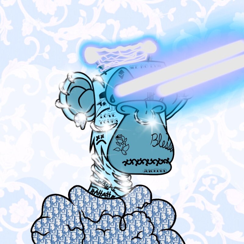 baxoueth's tweet photo. Huge thanks to @0xJuiceddd for this edit on my @societyofdegens . He did that on the spot and in less than an hour. Go follow him! https://t.co/2lr4dgdkQH