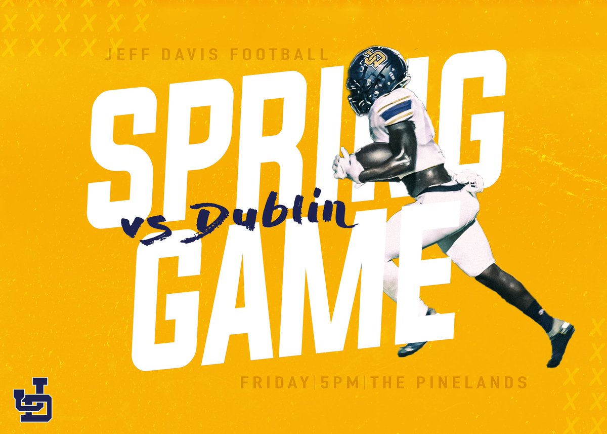 Spring Game 🆚 Dublin HS 
📍Hazlehurst, Ga
🏟 The Pinelands
🐝 MS Game Time 5:00
⏱ HS Game Time 7:00
Graphic by: <a href="/JLawsonGraphics/">Jess Lawson Graphics</a>
