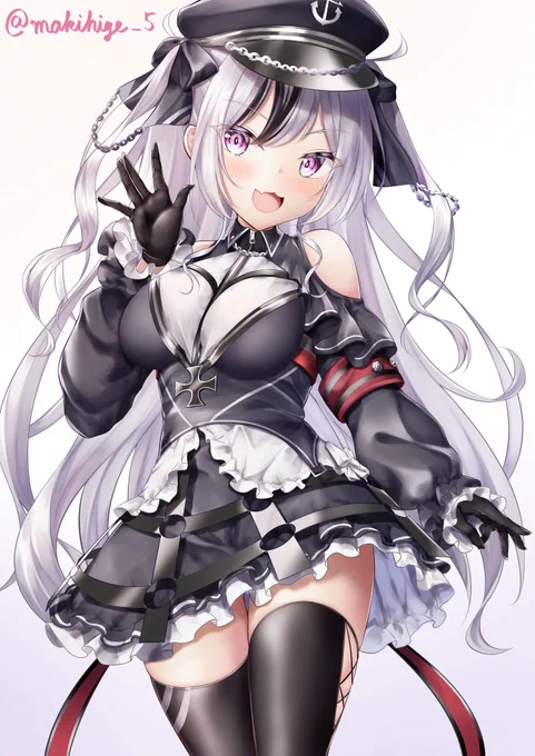 #アズールレーン
どうやら今日はエルベちゃんの進水日だとのことで!
おめでたい限りです😊
折角なので過去絵のエルベちゃんを再掲させていただきます👍 