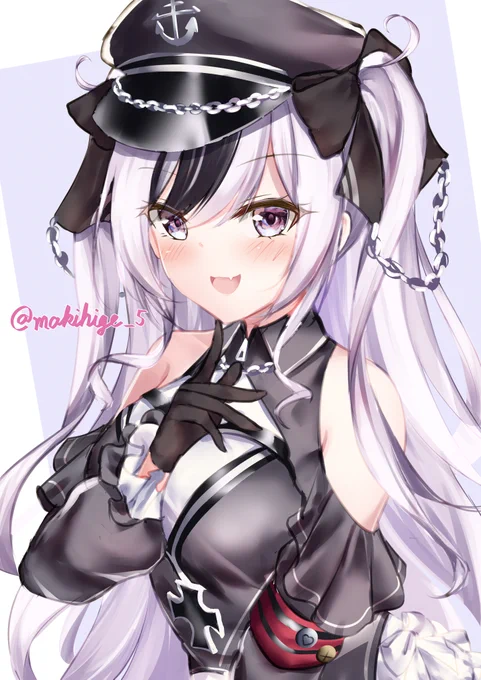 #アズールレーン
どうやら今日はエルベちゃんの進水日だとのことで!
おめでたい限りです😊
折角なので過去絵のエルベちゃんを再掲させていただきます👍 