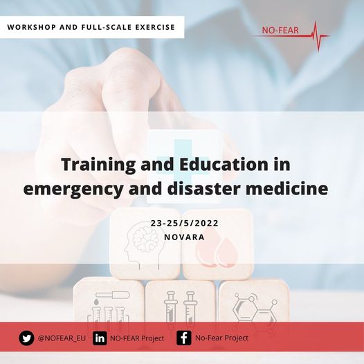 CRIMEDIM's tweet image. @NOFEAR_EU workshop and full-scale exercise is happening in #Novara next week 🩺#FullScaleExercise #exercise #cooperation #civilprotection #rescue #humanitarianaid #disasterresponse #international