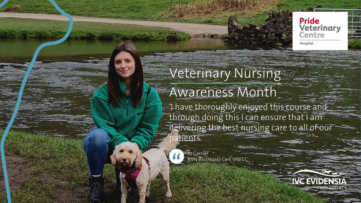 Find out what inspired Jo Carrier RVN BSc(Hons) Cert VNECC to successfully undertake a Certificate of Veterinary Nursing in Emergency and Critical Care. 

Read more ➡️ linkedin.com/feed/update/ur…

#IVCEvidensiaReferrals #OurProfessionMyResilience