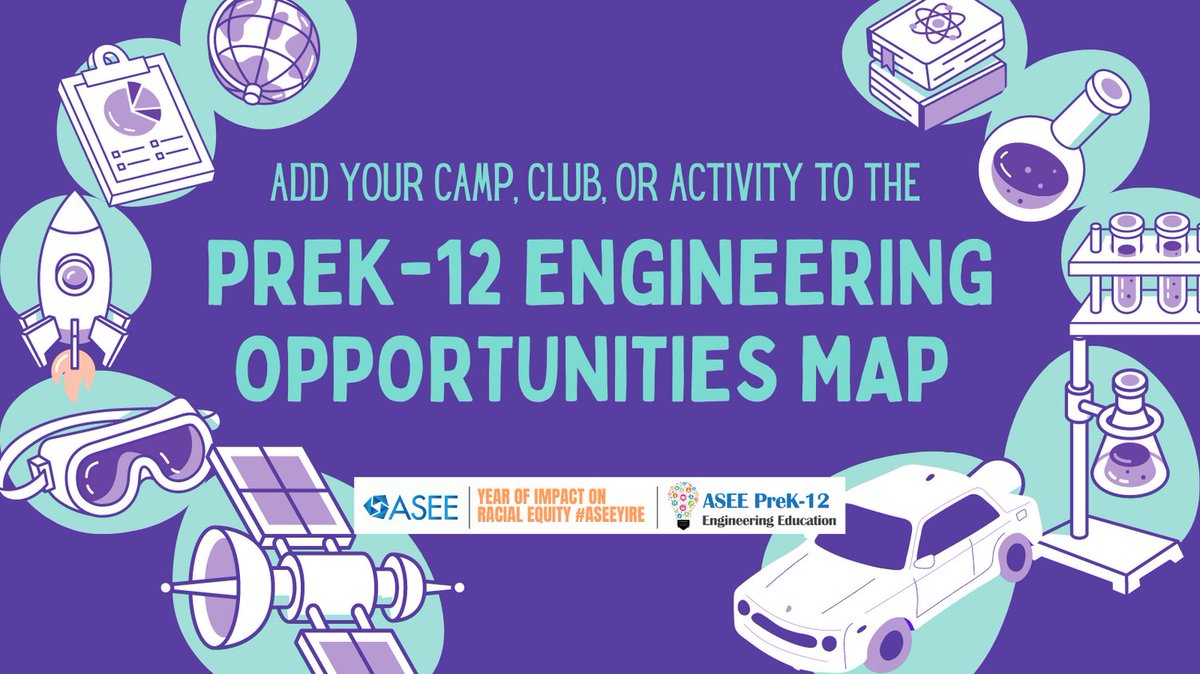 PCEE wants to help you recruit for your awesome P-12 engineering outreach efforts. We are keeping a map to show all engineering offerings by grade: bit.ly/PCEEMAP

Please add your engineering offerings to the map with this form: bit.ly/PCEEMAPFORM