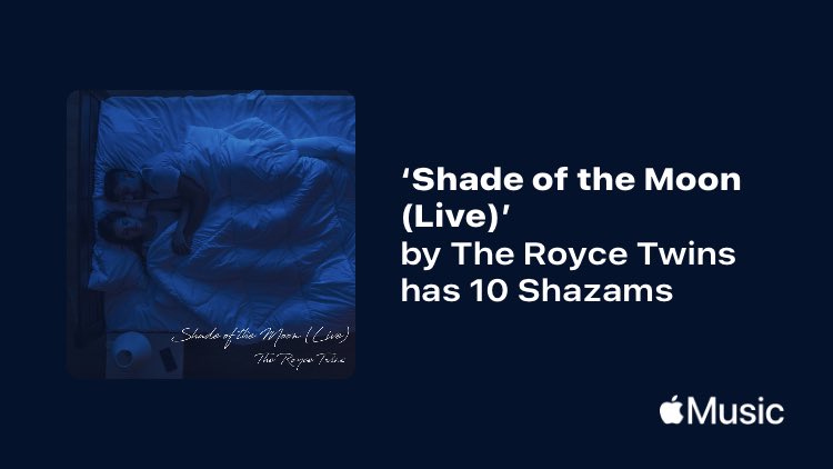 Just passed a new Milestone on <a href="/AppleMusic/">Apple Music</a>. Thanks for listening!
music.lnk.to/byNQNd